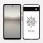 כיסוי בעיצוב אישי עם השם שלך לדגם - Google Pixel 6a 5G בעיצוב הגה - קפטן - ים
