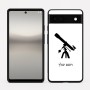 כיסוי בעיצוב אישי עם השם שלך לדגם - Google Pixel 6a 5G בעיצוב טלסקופ