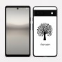 כיסוי בעיצוב אישי עם השם שלך לדגם - Google Pixel 6a 5G בעיצוב עץ