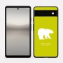 כיסוי בעיצוב אישי עם השם שלך לדגם - Google Pixel 6a 5G בעיצוב דוב