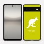 כיסוי בעיצוב אישי עם השם שלך לדגם - Google Pixel 6a 5G בעיצוב קנגורו