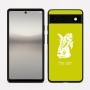 כיסוי בעיצוב אישי עם השם שלך לדגם - Google Pixel 6a 5G בעיצוב ארנב מחזיק גזר
