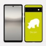 כיסוי בעיצוב אישי עם השם שלך לדגם - Google Pixel 6a 5G בעיצוב קרנף