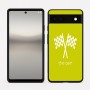 כיסוי בעיצוב אישי עם השם שלך לדגם - Google Pixel 6a 5G בעיצוב דגל המירוץ