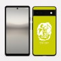 כיסוי בעיצוב אישי עם השם שלך לדגם - Google Pixel 6a 5G בעיצוב אנג'ל מוזיקלי