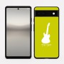 כיסוי בעיצוב אישי עם השם שלך לדגם - Google Pixel 6a 5G בעיצוב גיטרה