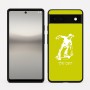כיסוי בעיצוב אישי עם השם שלך לדגם - Google Pixel 6a 5G בעיצוב ילד סקייטבורד