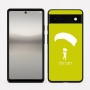 כיסוי בעיצוב אישי עם השם שלך לדגם - Google Pixel 6a 5G בעיצוב צניחה חופשית
