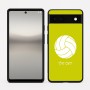 כיסוי בעיצוב אישי עם השם שלך לדגם - Google Pixel 6a 5G בעיצוב כדור כדורעף
