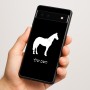 כיסוי בעיצוב אישי עם השם שלך לדגם - Google Pixel 6a 5G בעיצוב סוס