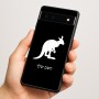 כיסוי בעיצוב אישי עם השם שלך לדגם - Google Pixel 6a 5G בעיצוב קנגורו
