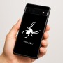 כיסוי בעיצוב אישי עם השם שלך לדגם - Google Pixel 6a 5G בעיצוב עכביש
