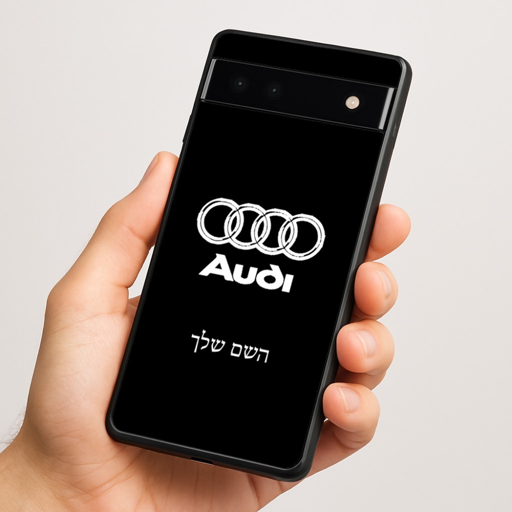 כיסוי בעיצוב אישי עם השם שלך לדגם - Google Pixel 6a 5G בעיצוב אאודי