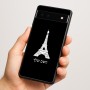 כיסוי בעיצוב אישי עם השם שלך לדגם - Google Pixel 6a 5G בעיצוב מגדל אייפל