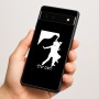 כיסוי בעיצוב אישי עם השם שלך לדגם - Google Pixel 6a 5G בעיצוב אישה רוקדת עם גבר