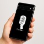 כיסוי בעיצוב אישי עם השם שלך לדגם - Google Pixel 6a 5G בעיצוב מיקרופון