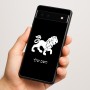כיסוי בעיצוב אישי עם השם שלך לדגם - Google Pixel 6a 5G בעיצוב מזלות - אריה