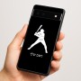 כיסוי בעיצוב אישי עם השם שלך לדגם - Google Pixel 6a 5G בעיצוב שחקן בייסבול