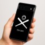 כיסוי בעיצוב אישי עם השם שלך לדגם - Google Pixel 6a 5G בעיצוב כדור בסיס