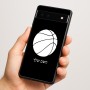 כיסוי בעיצוב אישי עם השם שלך לדגם - Google Pixel 6a 5G בעיצוב כדורסל
