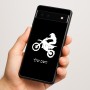 כיסוי בעיצוב אישי עם השם שלך לדגם - Google Pixel 6a 5G בעיצוב מוטוקרוס