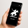 כיסוי בעיצוב אישי עם השם שלך לדגם - Google Pixel 6a 5G בעיצוב שחקן פולו - סוס
