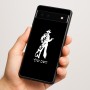 כיסוי בעיצוב אישי עם השם שלך לדגם - Google Pixel 6a 5G בעיצוב קאובוי המערב הפרוע