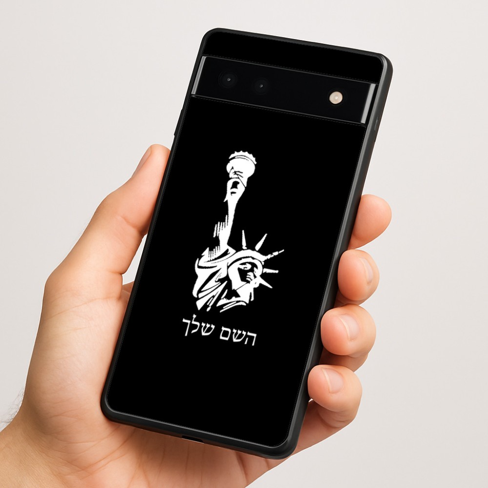 כיסוי בעיצוב אישי עם השם שלך לדגם - Google Pixel 6a 5G בעיצוב פסל החירות
