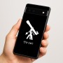 כיסוי בעיצוב אישי עם השם שלך לדגם - Google Pixel 6a 5G בעיצוב טלסקופ