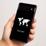כיסוי בעיצוב אישי עם השם שלך לדגם - Google Pixel 6a 5G בעיצוב מפת העולם