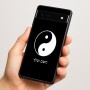 כיסוי בעיצוב אישי עם השם שלך לדגם - Google Pixel 6a 5G בעיצוב סמל יינג יאנג