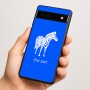 כיסוי בעיצוב אישי עם השם שלך לדגם - Google Pixel 6a 5G בעיצוב זברה