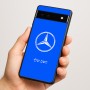 כיסוי בעיצוב אישי עם השם שלך לדגם - Google Pixel 6a 5G בעיצוב מרצדס-בנץ