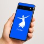 כיסוי בעיצוב אישי עם השם שלך לדגם - Google Pixel 6a 5G בעיצוב בלרינה