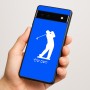 כיסוי בעיצוב אישי עם השם שלך לדגם - Google Pixel 6a 5G בעיצוב שחקן גולף