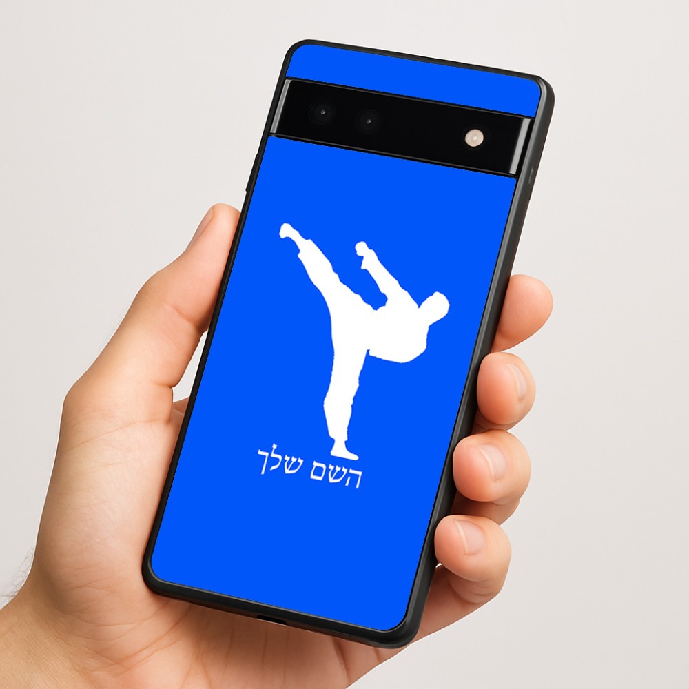 כיסוי בעיצוב אישי עם השם שלך לדגם - Google Pixel 6a 5G בעיצוב קרטה