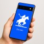 כיסוי בעיצוב אישי עם השם שלך לדגם - Google Pixel 6a 5G בעיצוב שחקן פולו - סוס