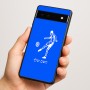 כיסוי בעיצוב אישי עם השם שלך לדגם - Google Pixel 6a 5G בעיצוב שחקן כדורגל