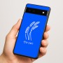 כיסוי בעיצוב אישי עם השם שלך לדגם - Google Pixel 6a 5G בעיצוב חיטה גלית זהב