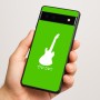 כיסוי בעיצוב אישי עם השם שלך לדגם - Google Pixel 6a 5G בעיצוב גיטרה