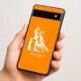 כיסוי בעיצוב אישי עם השם שלך לדגם - Google Pixel 6a 5G בעיצוב קאוגירל