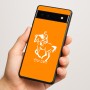 כיסוי בעיצוב אישי עם השם שלך לדגם - Google Pixel 6a 5G בעיצוב רוכב סוסים 2