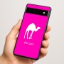 כיסוי בעיצוב אישי עם השם שלך לדגם - Google Pixel 6a 5G בעיצוב גמל