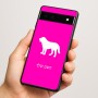 כיסוי בעיצוב אישי עם השם שלך לדגם - Google Pixel 6a 5G בעיצוב כלב