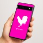 כיסוי בעיצוב אישי עם השם שלך לדגם - Google Pixel 6a 5G בעיצוב תרנגול