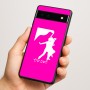כיסוי בעיצוב אישי עם השם שלך לדגם - Google Pixel 6a 5G בעיצוב אישה רוקדת עם גבר