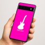 כיסוי בעיצוב אישי עם השם שלך לדגם - Google Pixel 6a 5G בעיצוב גיטרה