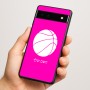 כיסוי בעיצוב אישי עם השם שלך לדגם - Google Pixel 6a 5G בעיצוב כדורסל