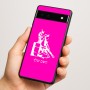 כיסוי בעיצוב אישי עם השם שלך לדגם - Google Pixel 6a 5G בעיצוב קאוגירל