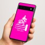 כיסוי בעיצוב אישי עם השם שלך לדגם - Google Pixel 6a 5G בעיצוב רוכב סוסים